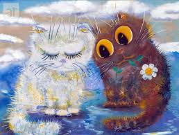 Коты-глазастики - оригинал