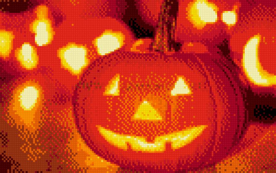 Тыквы - тыква, хеллоуин, фонарь - предпросмотр