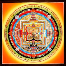 Схема вышивки «мандала»