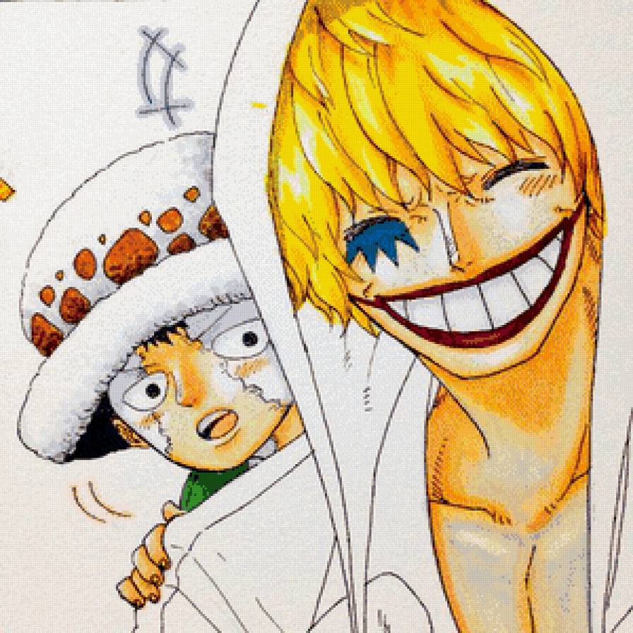 ло и кора сан - ван пис, аниме - предпросмотр