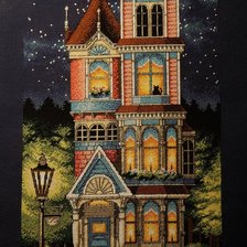 Схема вышивки «викторианский шарм»