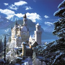 Схема вышивки «замок»