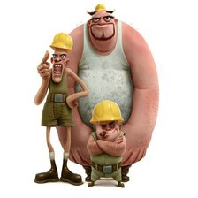 Схема вышивки «бригада»