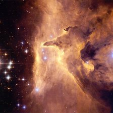 Схема вышивки «Космос. Туманность Орел. Столпы творения»