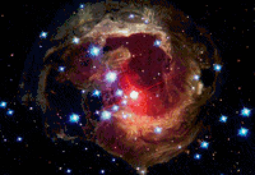 Космос. Переменная звезда Единорога - звезда, созвездие единорога, космос - предпросмотр