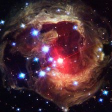 Схема вышивки «Космос. Переменная звезда Единорога»