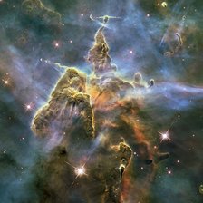 Схема вышивки «Космос. Туманность Киля»