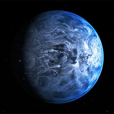 Схема вышивки «Космос. Планета HD 189733»