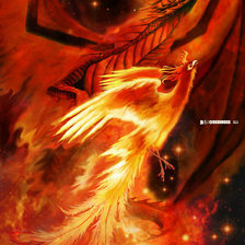 Схема вышивки «Дракон и Феникс»