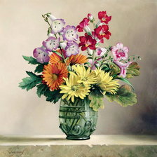 Схема вышивки «Цветы»