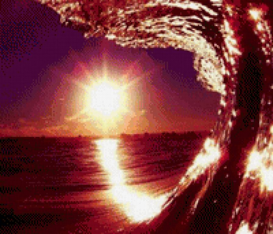 №1001772 - волна, океан, солнце, море - предпросмотр