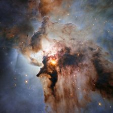 Схема вышивки «Космос. Туманность Лагуна»