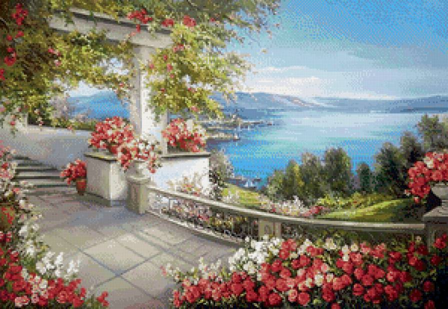 морской пейзаж - набережная, море, пейзаж - предпросмотр