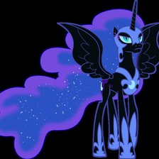 Схема вышивки «Nightmare Moon»