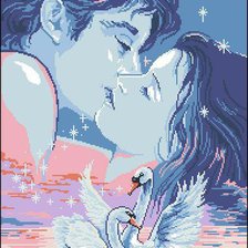 Схема вышивки «В лунном сияние»