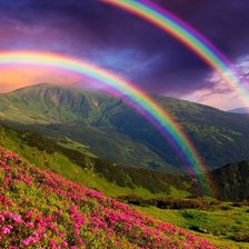 радуга после дождя