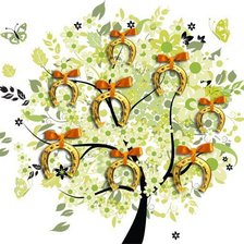 Схема вышивки «дерево желаний»