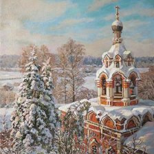 Схема вышивки «Колокольня»