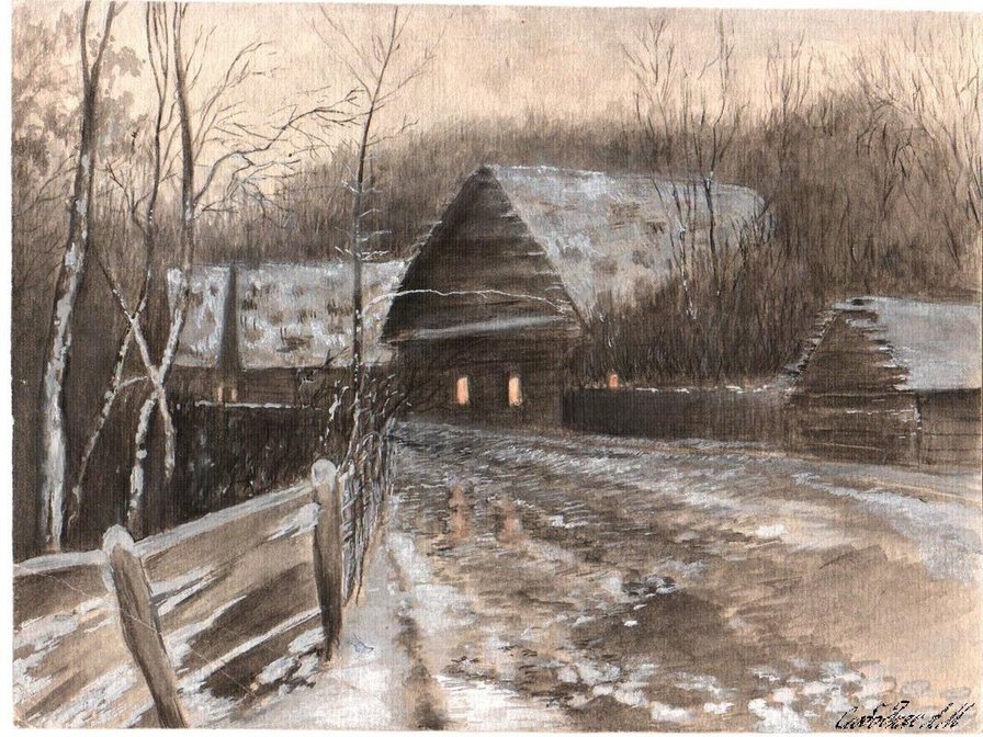 Зима - оригинал