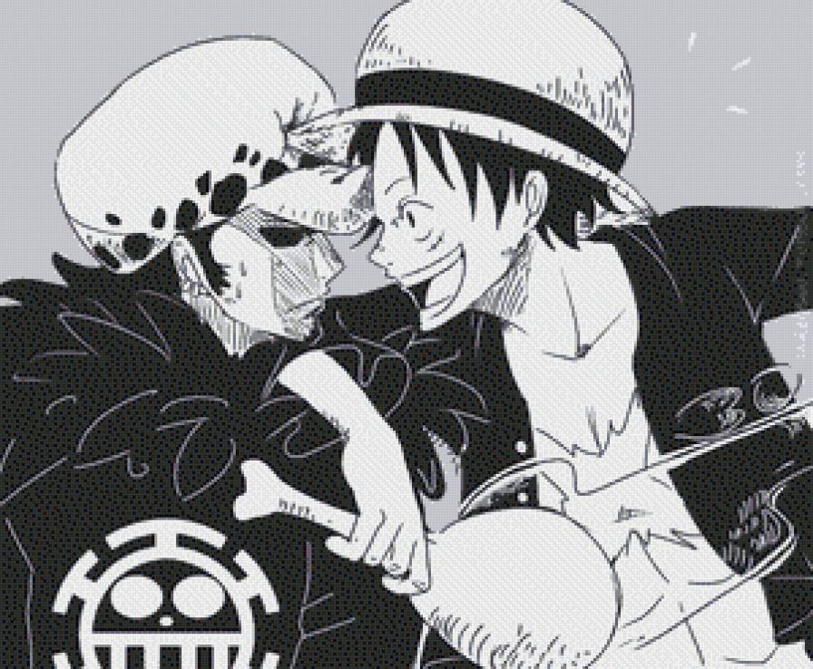 Ло и луффи - ван пис, аниме - предпросмотр