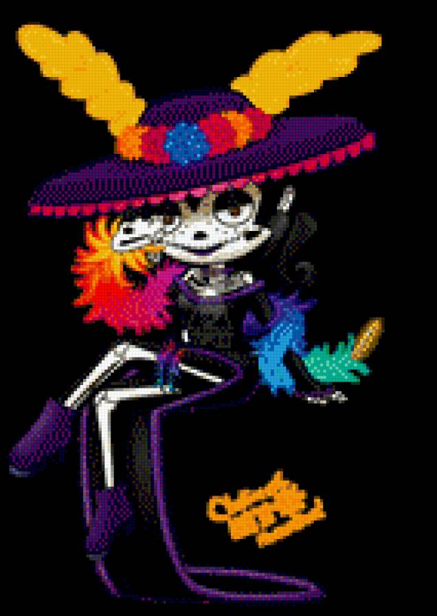 Lady Catrina - halloween - предпросмотр