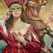 Схема вышивки «Mascarada Veneciana»