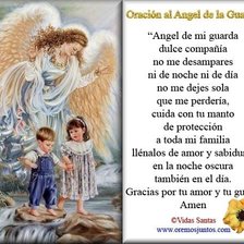 ORACION ANGEL DE LA GUARDA