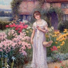 Схема вышивки «Pinking Wild Flower-William Affeck»