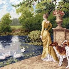 Схема вышивки «Усадьба»