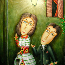 Схема вышивки «Предложение»