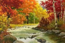 Схема вышивки «осень»