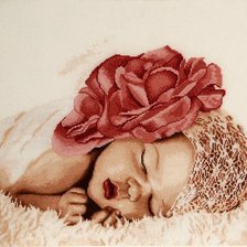 Схема вышивки «пупс»