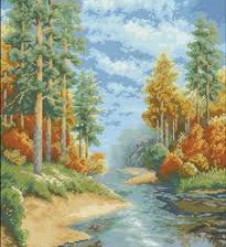 Схема вышивки «бряг»