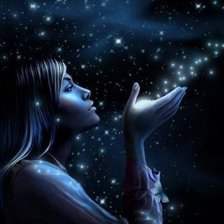 Схема вышивки «Девушка»