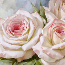 Схема вышивки «розы»