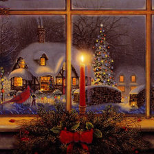 Схема вышивки «Зима»