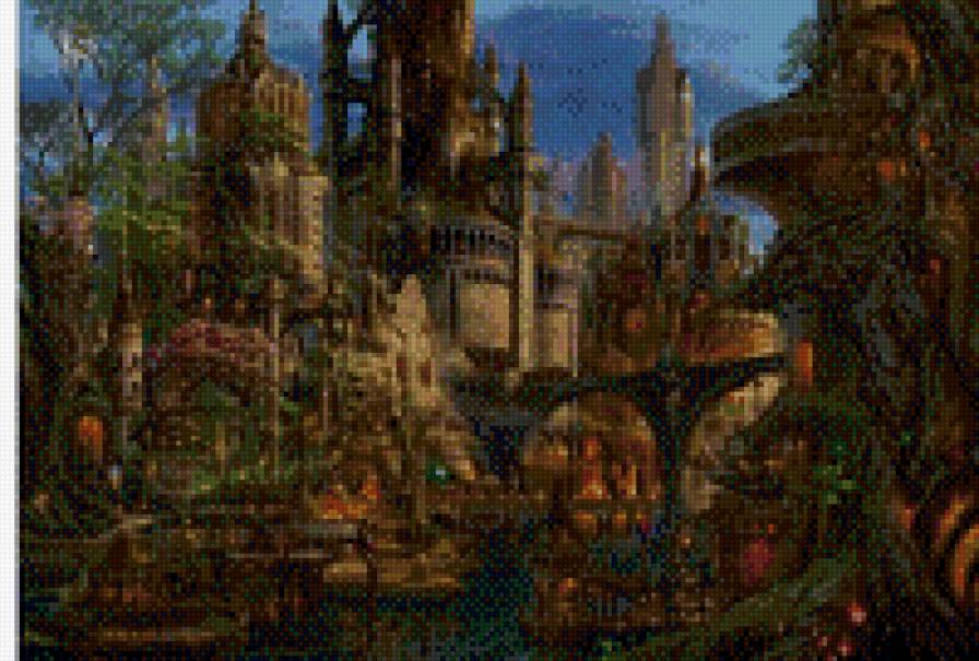 Эльфийский городок - предпросмотр