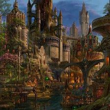 Эльфийский городок