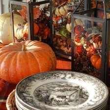 Схема вышивки «Натюрморт с тыквой»