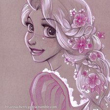 Схема вышивки «Рапунцель»