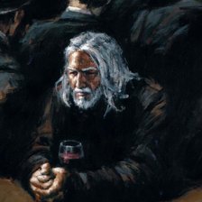 Схема вышивки «Фабиан Перез Истина в вине»