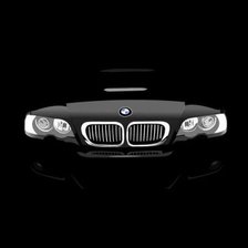 Схема вышивки «черный БМВ»