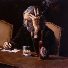 Схема вышивки «Мужской образ»