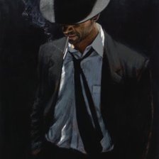 Схема вышивки «Он»