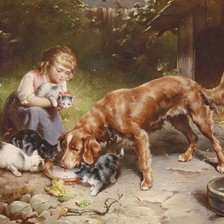 Схема вышивки «Любовь и забота»