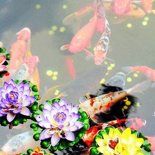 Схема вышивки «красота востока»