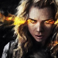 Схема вышивки «злой волк»