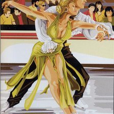 Схема вышивки «Танцы на льду»