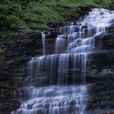 Схема вышивки «водопад»