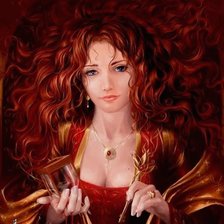 Схема вышивки «Ведьма»